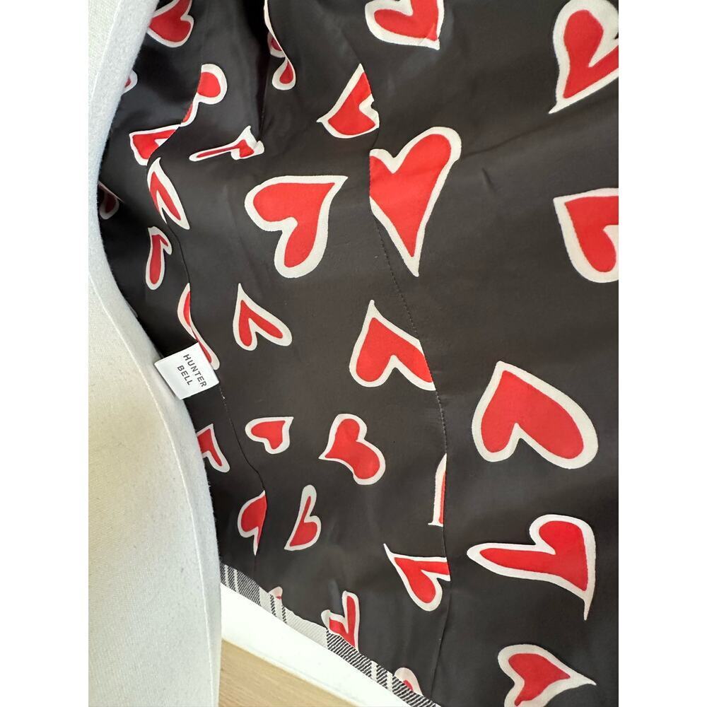 Hunter Bell Catherine Blazer Black White Plaid Checkered Large NEW - Picture 9 of 11